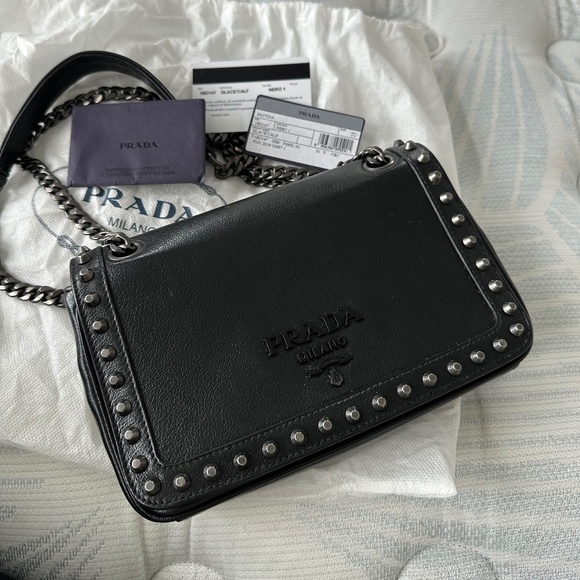 Prada Handbags - Prada studded bag